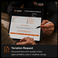 Professional Variation Request & Approval | Tradie Checkpoint